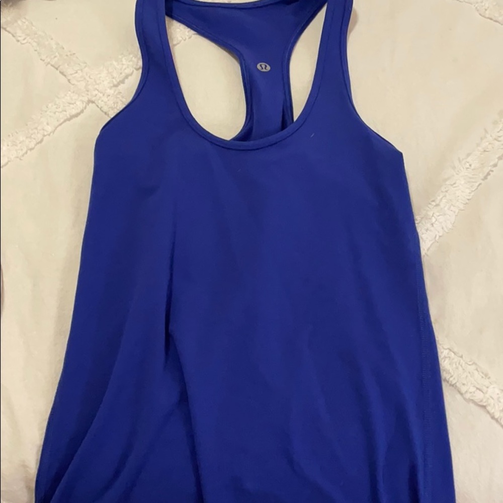 Blue Lululemon Tank